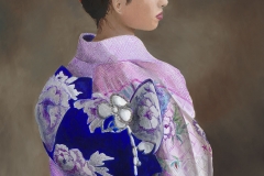 Portrait of Karen in a Kimono