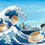 Hokusai's The Great Wave à la Seattle