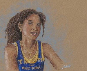 Kathy Colored Pencil