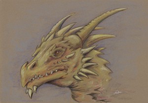 Yellow Dragon Sketch